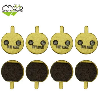

DRIFT MANIAC Bicycle Disc Brake Pads Shoes 4 Pairs Metallic Pads For HAYES MX-4/5/JAK-5 Mountain Road Bike