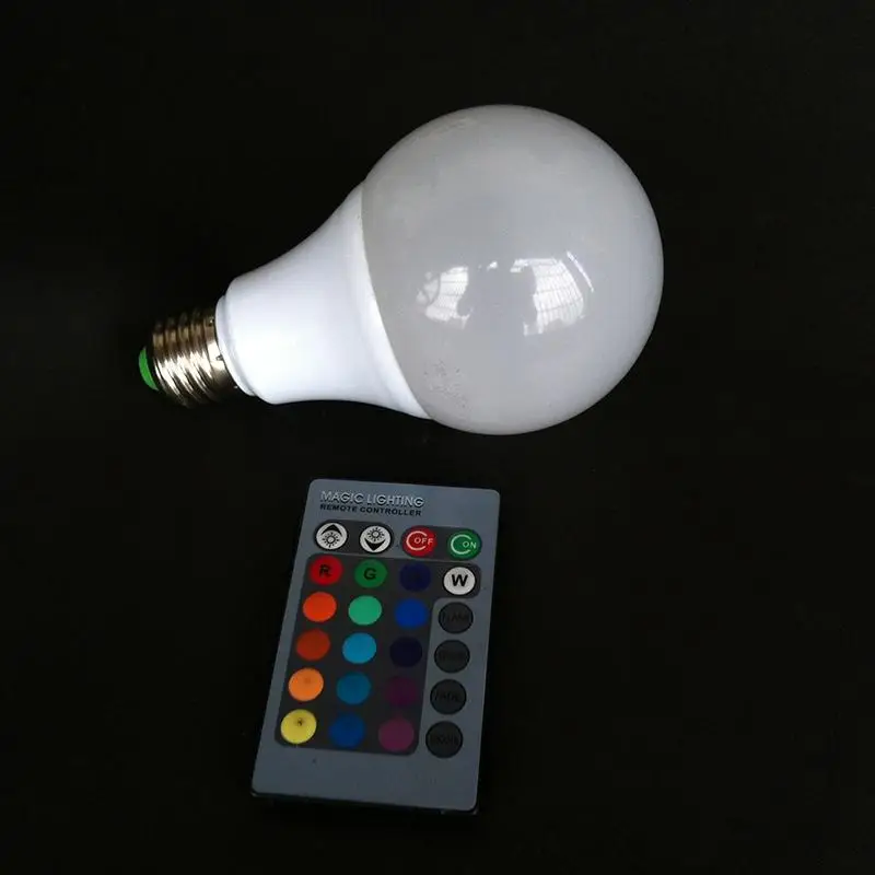 Litake RGB E27 светодиодный энергосберегающий светильник Ночной с дистанционным