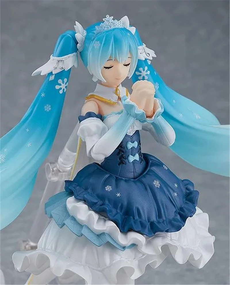 Snow Miku Hatsune Crane Priestess Vocaloid Action Figure Movable Project Diva Snow Miku Hatsune Crane Priestess Vocaloid Action Figure Movable Project Diva