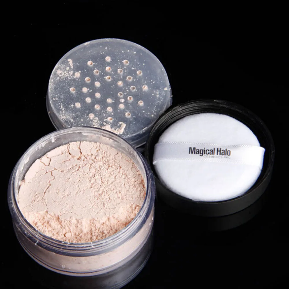 3Colors Smooth Loose Powder Makeup Transparent Finishing Powder