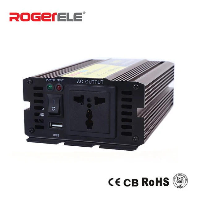 300W 12VDC/24VDC to 110VAC/220VAC Pure Sine Wave Inverter For Home Application With Solar System 5