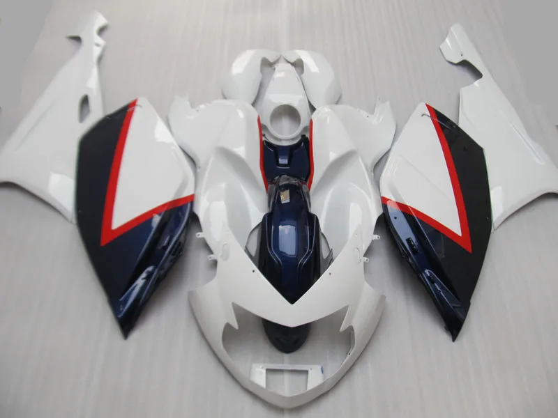 Top-Quality Motorcycle Fairing kit for K1200S 05 06 07 08 K1200 S 2005 2006 2007 2008 ABS White blue Fairings set+Gifts BA02 | Автомобили
