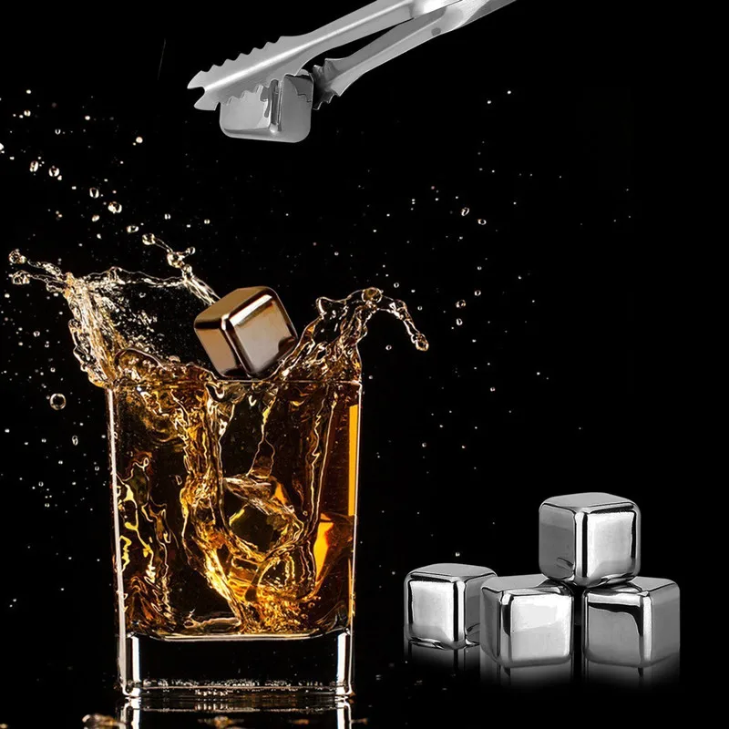 Set of Ice Cubes for Cooling Drinks