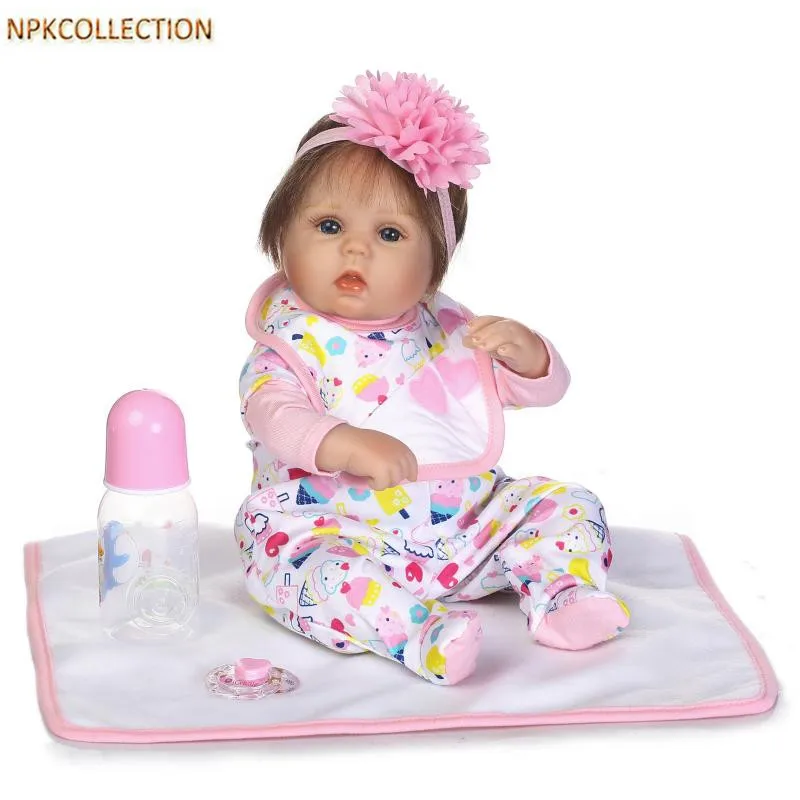 

NPKCOLLECTION 15 Inch Handmade Silicone Reborn Dolls Real Dolls Baby Alive Soft Toys for Children Birthday Christmas Gifts