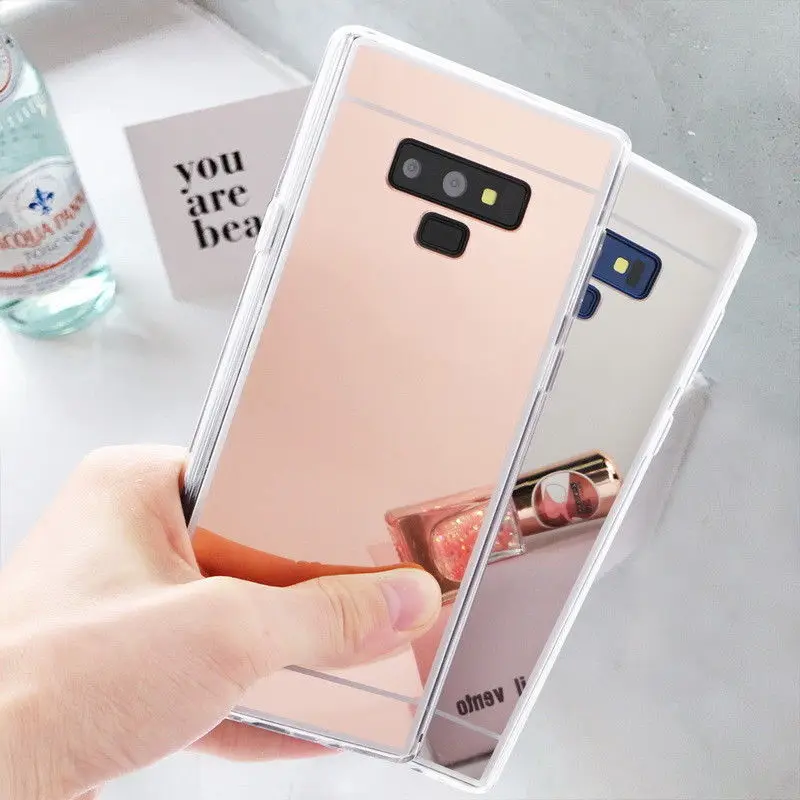 

Bling Mirror Clear TPU Soft Silicone Case Cover For Samsung Galaxy S7 Edge S8 S9 S10 Note 8 9 A8 J4 J6 A6 Plus J2 Pro J8 A7 S10e