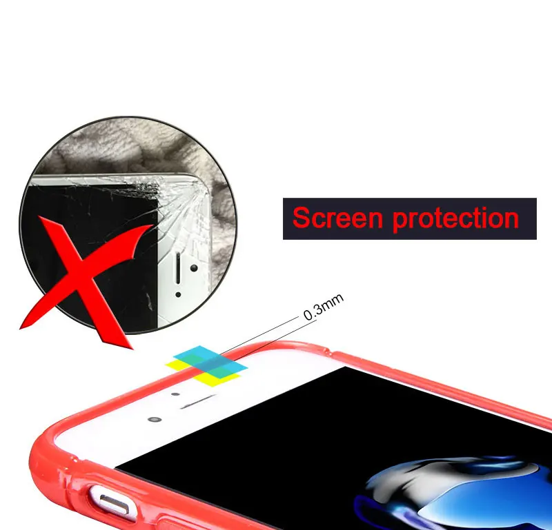 TOMKAS Soft Case For iPhone 7 7 Plus Case Silicone Soft TPU Light Slim Protect Skin Capinha Coque For iPhone 7 7 Plus Cover Case