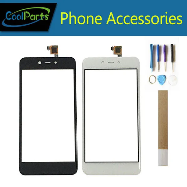 

1PC/Lot 5.2''For BQ BQ-5211 BQ5211 Strike 2018 BQS 5211 BQS-5211 Touch Screen Digitizer Lens Glass White Black Color With Tape