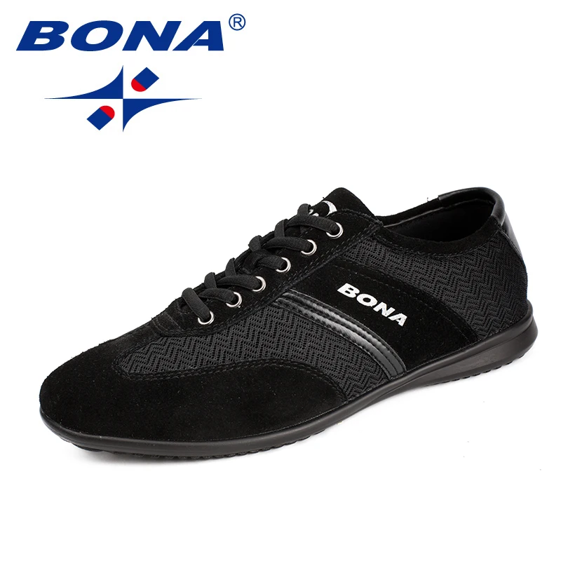BONA/ классический стиль; мужская повседневная обувь; мужские лоферы из сетчатого материала; мужская обувь на плоской подошве со шнуровкой; кроссовки для физических упражнений;