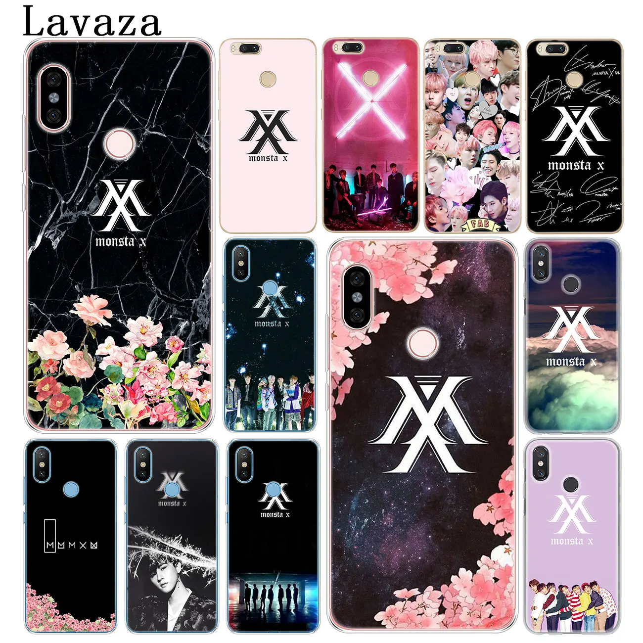 

Lavaza MONSTA X Bands Hard Phone Cover Case for Xiaomi Redmi 7A 6A 5A 4A K20 S2 GO Note 8 7 5 6 Pro Plus 4 4X Cases