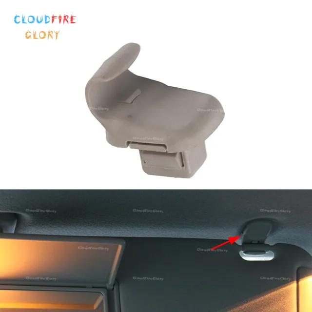 LC6269261B77 Gray Sun Visor Mounting Clip For Mazda 3 2004 2009 5 2006