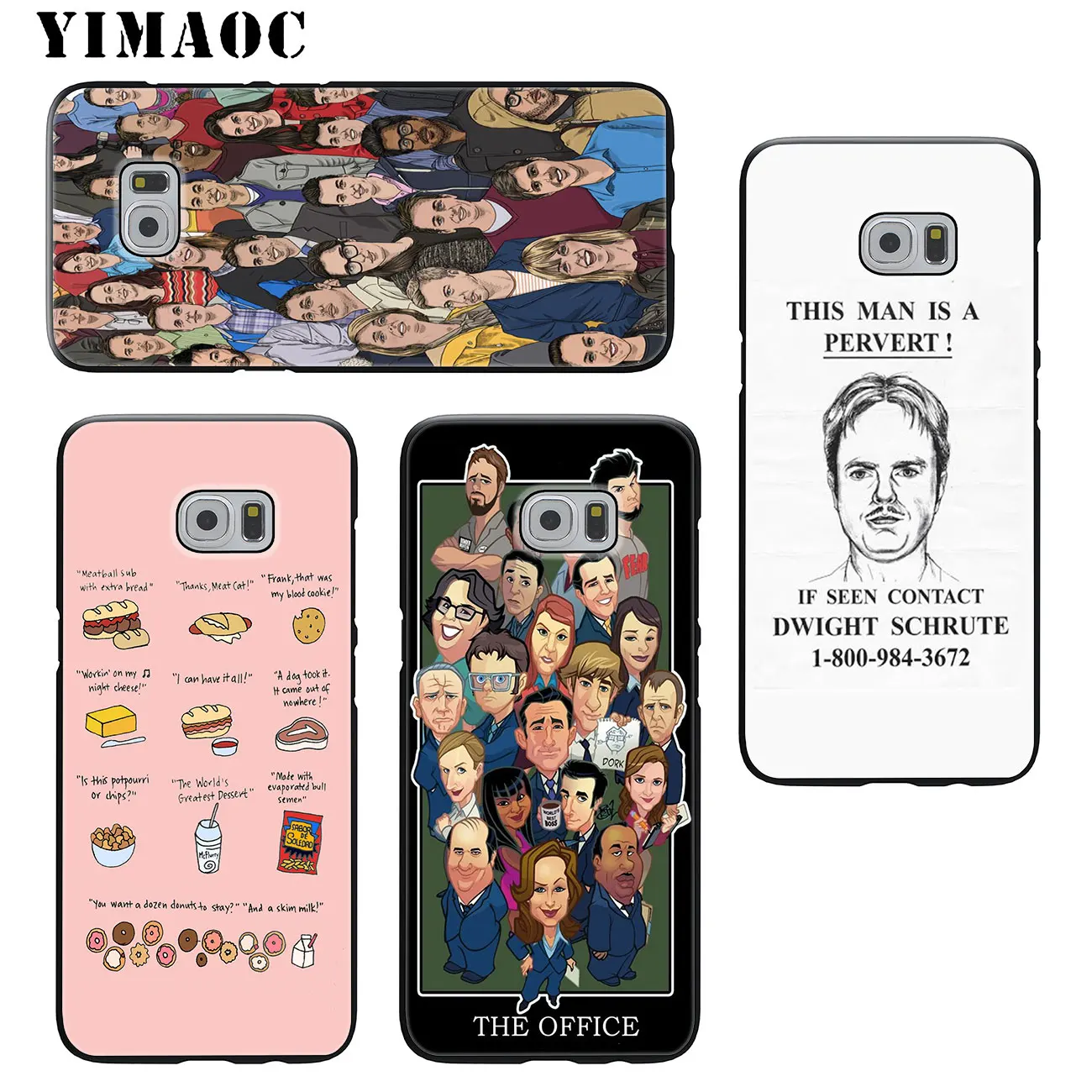 YIMAOC офисный Забавный Мягкий силиконовый чехол для телефона Samsung Galaxy S20 Ultra S10 Lite S9 S8