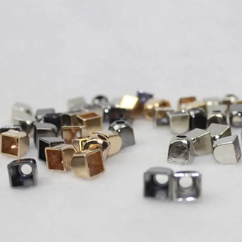 Квадратный корд DoreenBeads металлический сплав для изготовления ювелирных изделий