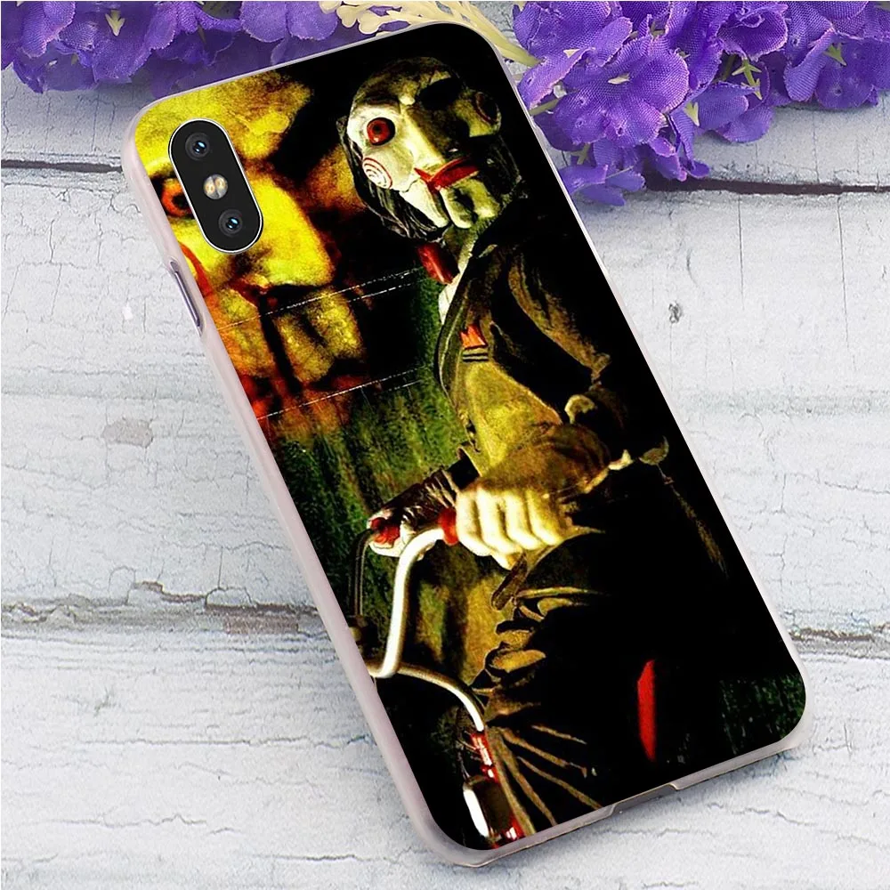 Jigsaw Horror Movies чехол для телефона iPhone 6S Plus 5 5S SE 6 6 S/6 Plus 7 8/7 9 Plus X XS XR Xs Max Жесткий Чехол Мода