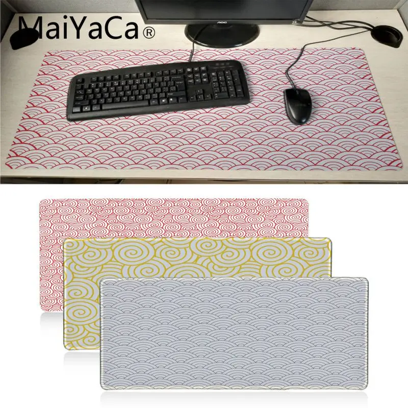 

Maiyaca Your Own Mats Chinese Auspicious Clouds Rubber Mouse Durable Desktop Mousepad Pattern Soft Accessories gaming mousepad
