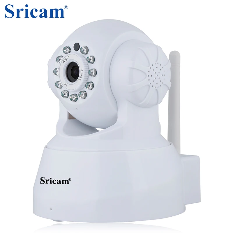 Sricam SP012 Беспроводная CCTV камера IP 720P Wifi панорамирование наклона двухсторонняя