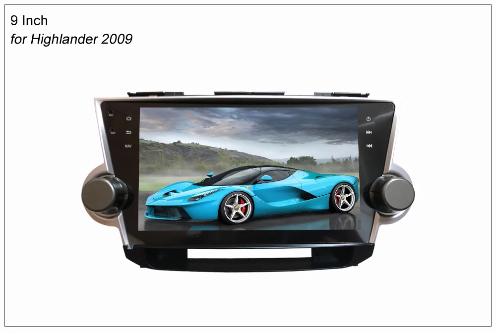 Perfect SINOSMART 2.5D IPS 2G/4G RAM Car Navigation GPS Player for Toyota Highlander 2008-2017 32EQ DSP 4G SIM Card Slot Optional 1