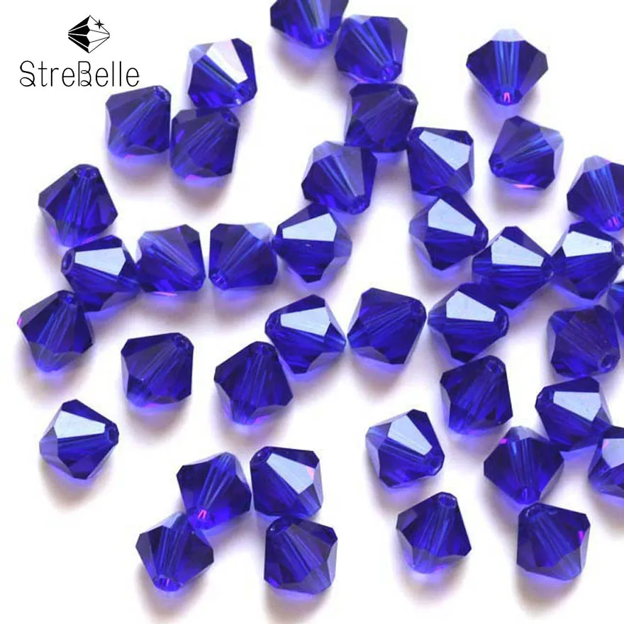 

Wholesale 6mm 400pcs/Lot 6 MM Bicone Roundlle Glass Crystal Beads 18Color Pick 5301 Cystal Glass Beads
