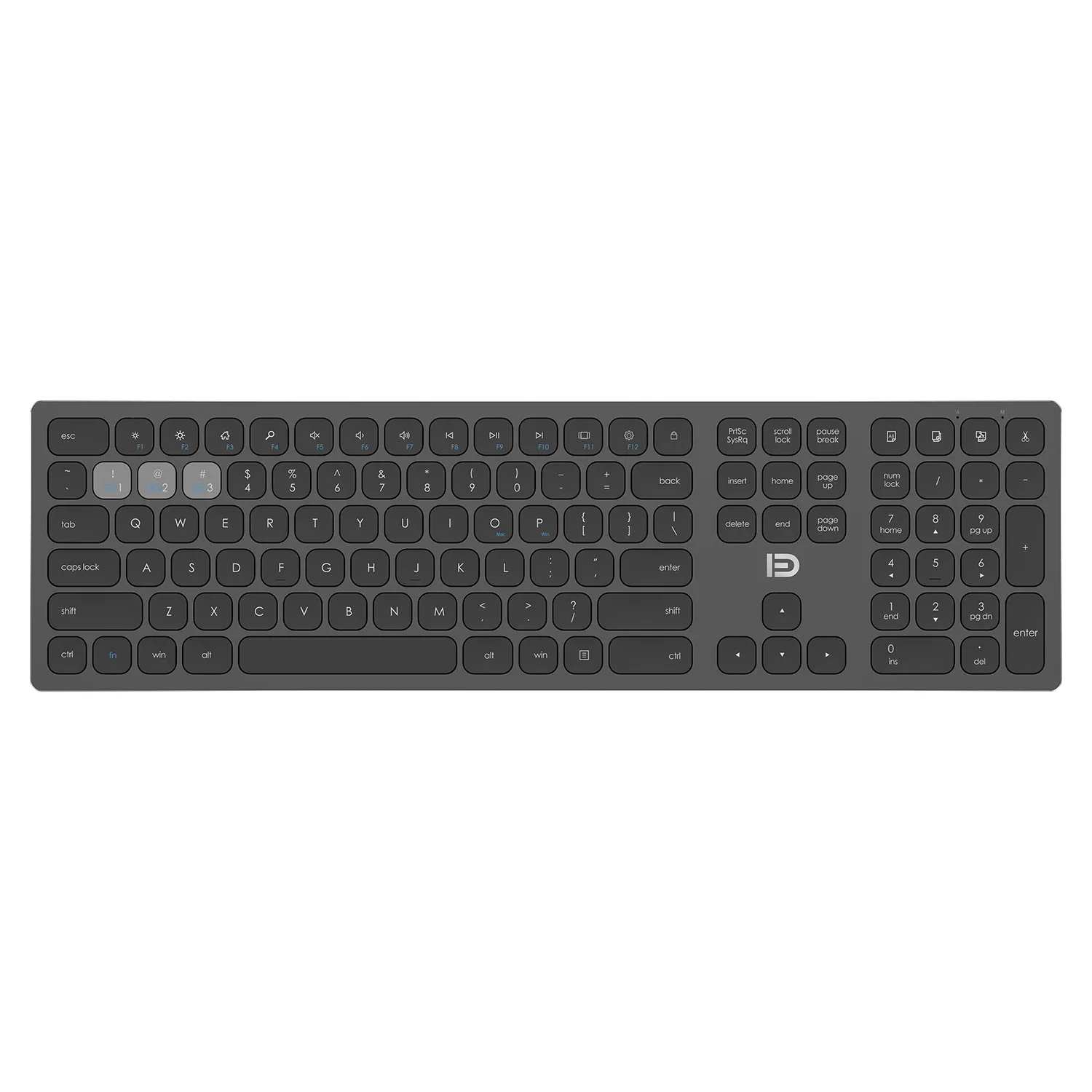 

FD IK8300 keyboard X-slim Comfortable Quiet Chocolate Keys Dual Bluetooth Channel Multi-device with surface Bluetooth Wireless