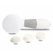 Women 4 in1 Skin Beauty Care Electric Facial Cleanser Rotary Brush Wash Face Spin Body Cleaning Foot Care Blackhead Clean Tools