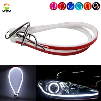 

Ultrafine DRL 30cm Daytime Running Light Flexible Soft Tube Guide Car Angle Eyes LED Strip Waterproof for Car Headlight Assembly