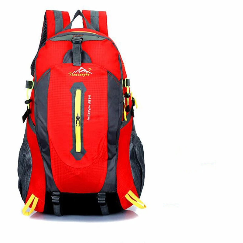 Брендовые сумки для скалолазания, походные сумки 30л, уличные спортивные рюкзаки, лыжная сумка, школьный рюкзак, водонепроницаемые сумки для велоспорта, мужские и женские спортивные сумки - Цвет: red