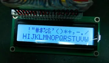 

2pcs/lot 16X2 1602 162 LCD character LCD display module LCM White backlight FSTN Gray color High quality