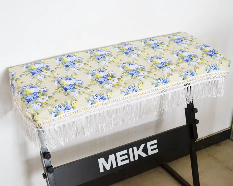 Wholesale Countryside Style Dustproof Piano Covers With Tassel  61 keyboard Electronic Piano Universal Cover (13)