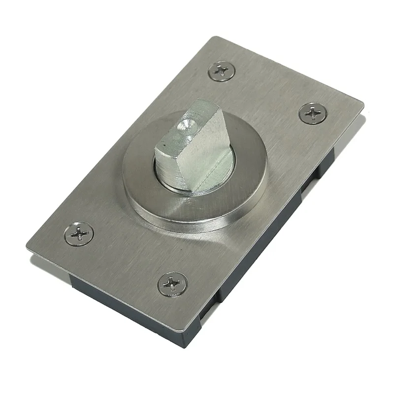 90 Degree Positioning Glass Door Spring Pivot With Floor Plate