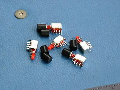 20x DPDT кнопочные переключатели w/Knobs Max 30VDC/1Amp|knob|knobs crystalswitch pink |