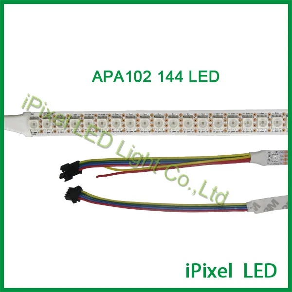 Светодиодная полоса с адресом apa102 apa102c гибкий светодиодное точечное освещение 144 пикселей