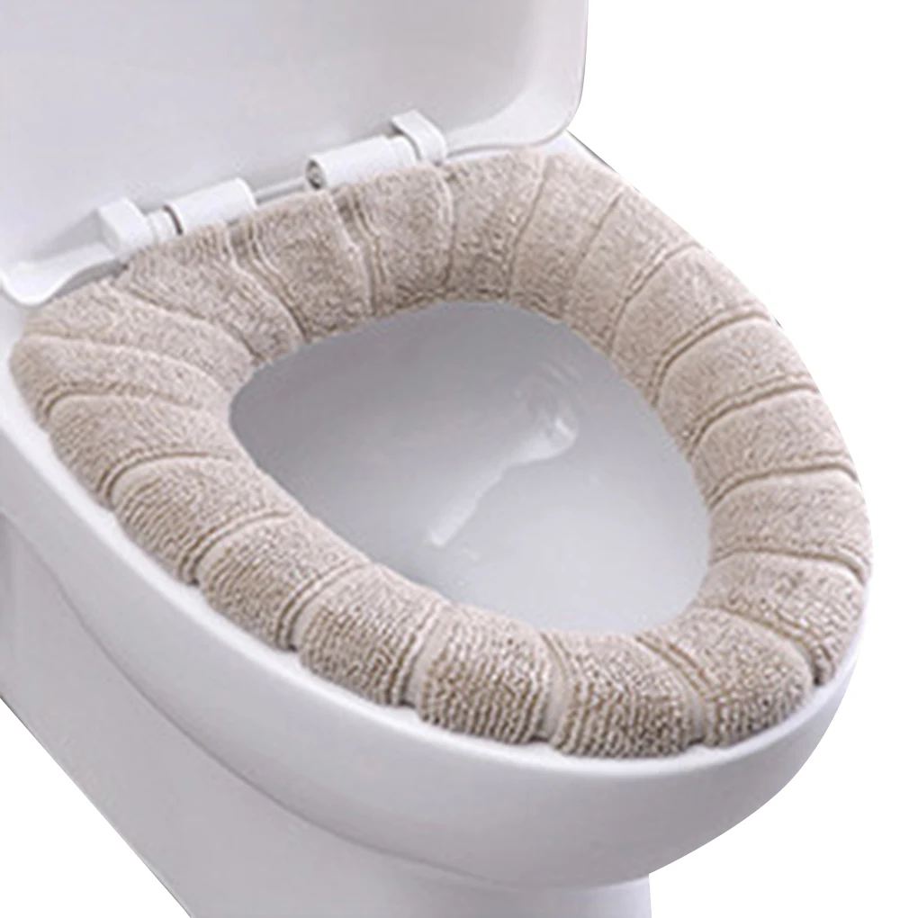 Ванная комната мягкий толстый теплый растягивающийся моющийся тканевый чехол для сиденья унитаза