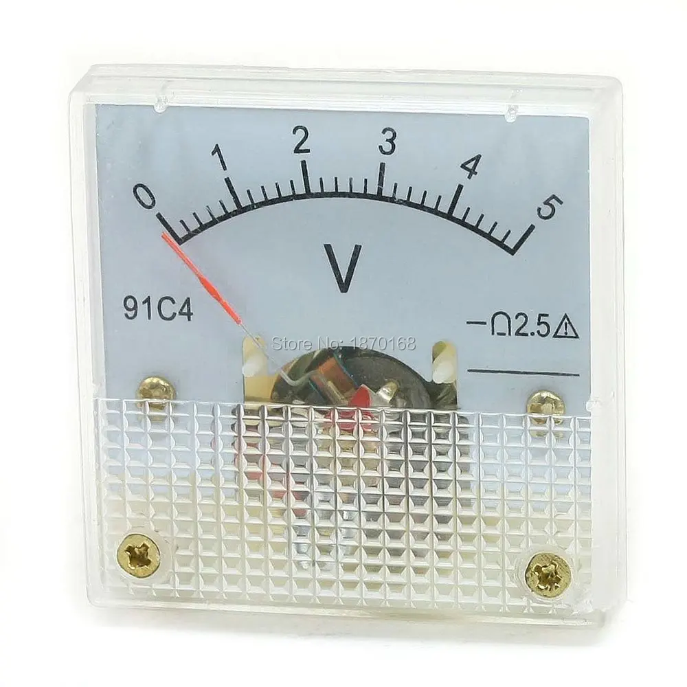 

91C4 Class 2.5 Accuracy DC 0-5V Voltage Volt Panel Meter