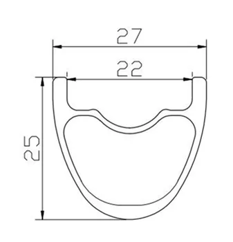 

340g / pcs New Model 29er 27mm Wide Carbon Mountain Bike rims wholesale Professional MTB 29 Inch Carbon Fiber mtb XC wheels