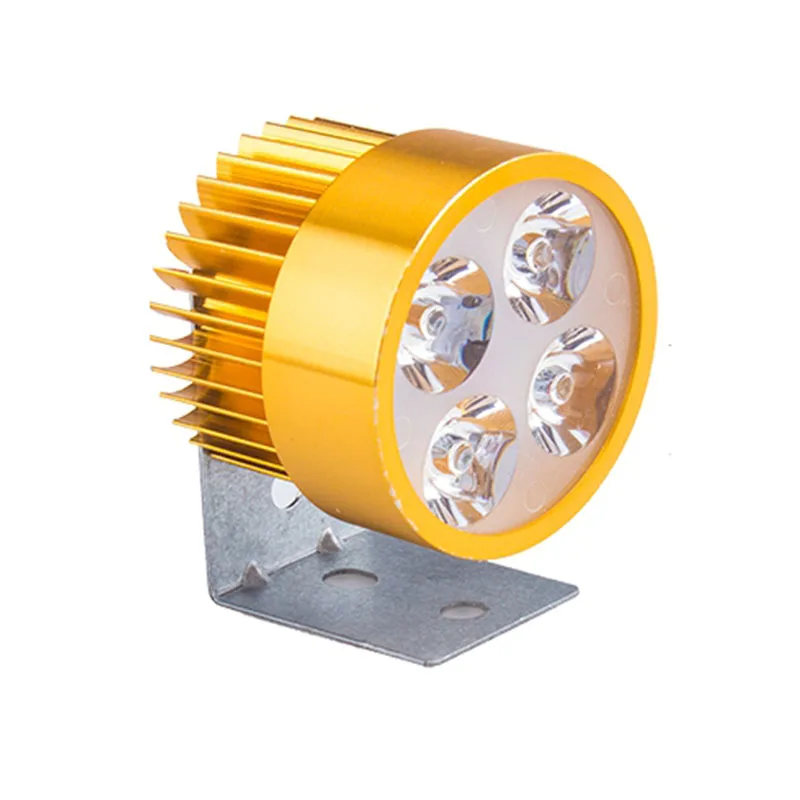 Electric car headlight bulbs external lights scooter battery spotlights