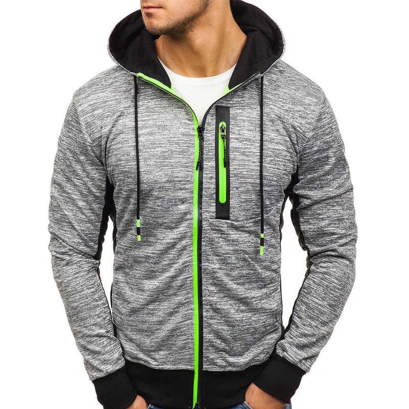 ZOGAA 2019 New Brand Men's Cardigan Hoodie Sweatshirt Long-sleeved Slim Men's Zipper Hoodie Jacket Cotton Pullover Male Hoody