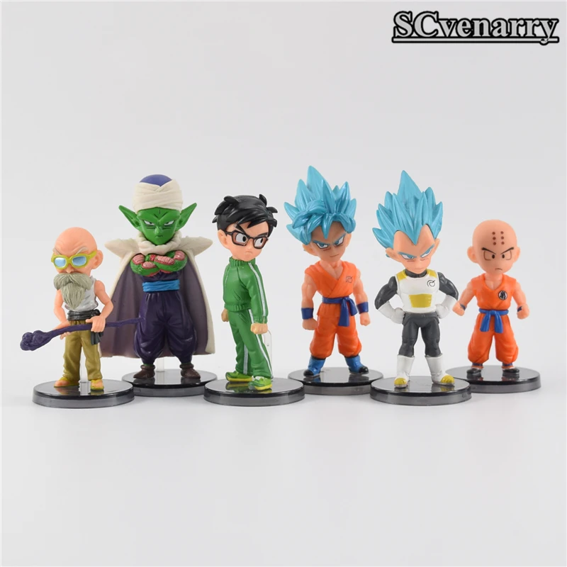 35 шт./компл. WCF Супер Saiyan игрушка для куклы Фриза Бог супер Гоку Вегета Кале сон