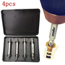 4pcs/set SpeedOut Damaged Screw Extractor & Bolt Extractor Set