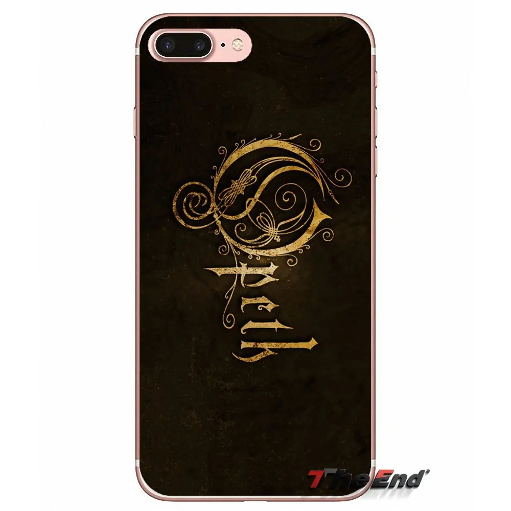 Opeth Экстрим Металлический Ремешок логотип мягкий Чехол для iPhone X 4 4S 5 5S 5C SE 6 6S 7 8 Plus
