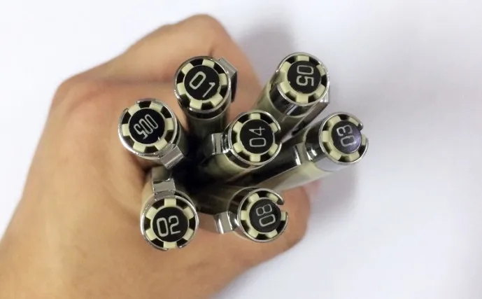 7 шт., гелевая ручка Sakura Micron для мультфильма, манга, рисунок, тонкие эскизные ручки, комические художественные канцелярские принадлежности, школьные принадлежности, caneta escolar F922