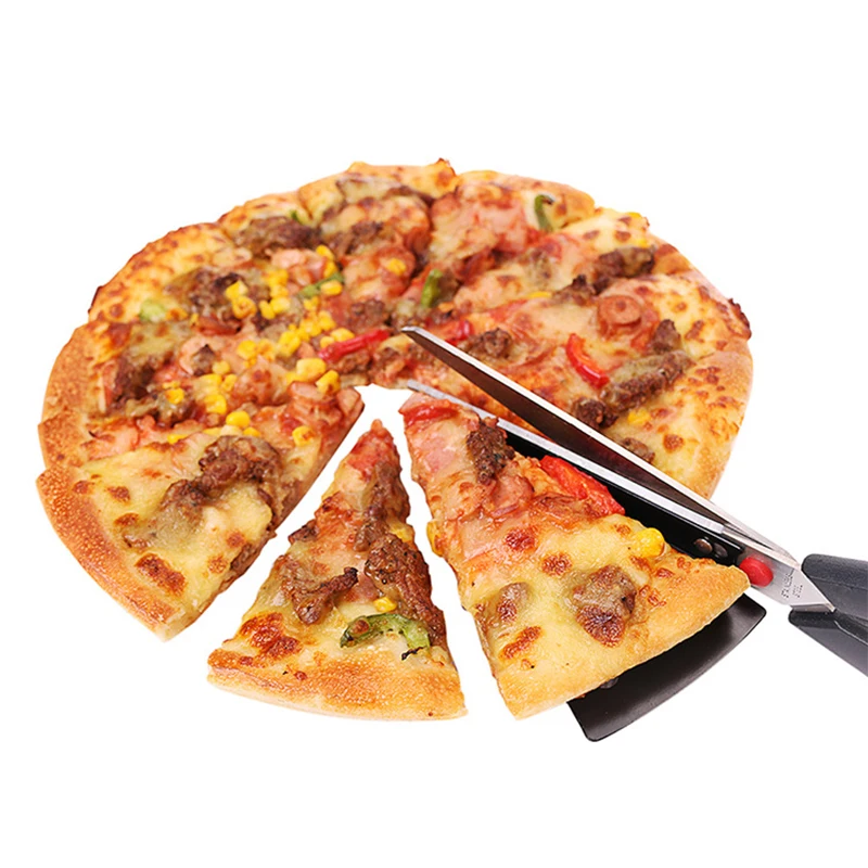 Pizza Cutter Pizza Scissors Knife Pizza Cutting Tools Stainless Steel Cutter Slicer Baking Tools Multi-functional