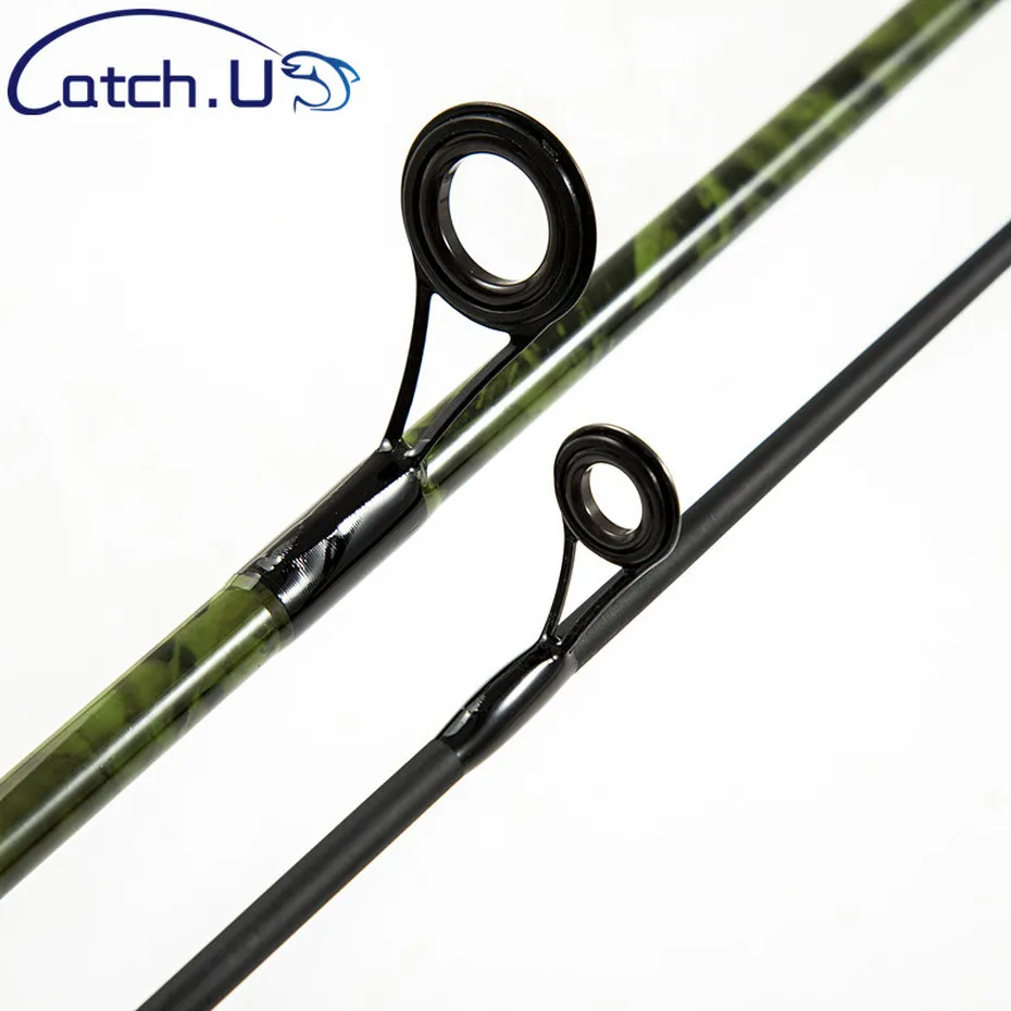 Catch.U 1 8 м зеленые/красные/синие рыболовные удочки жесткое литье спиннинговое