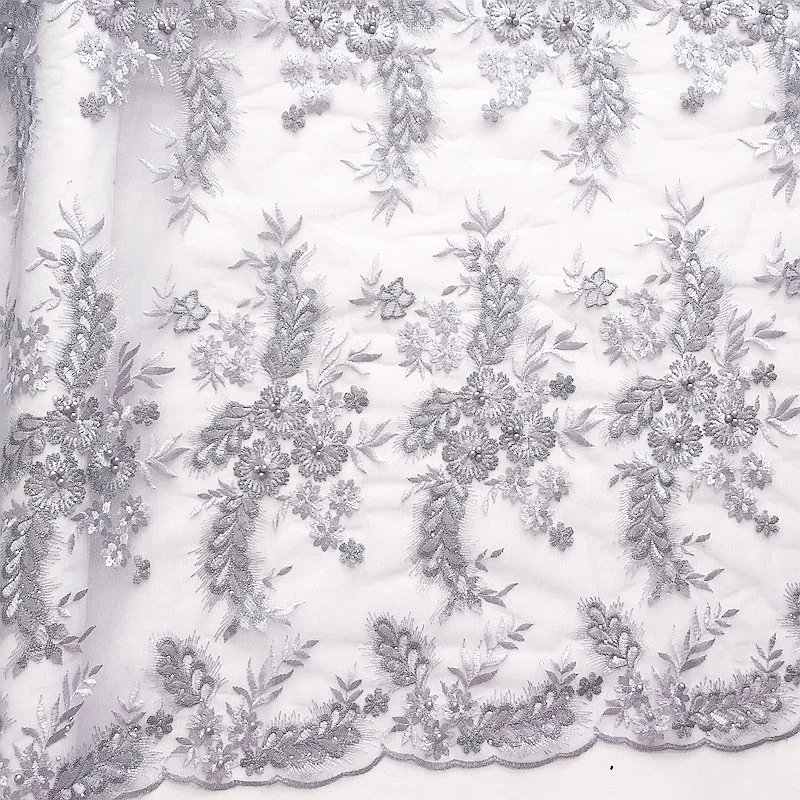 Latest High Quality African Tulle Lace Fabric 2018