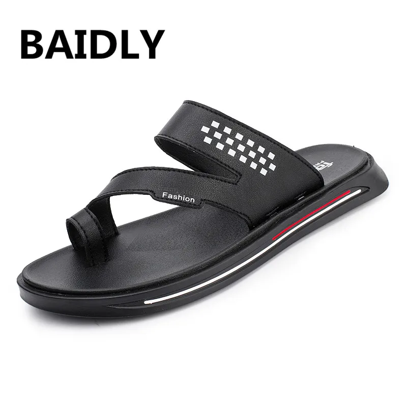 

Brand New Fashion Summer Sandals Beach Breathable Men Sandals Leather Men's Sandal Man Causal Shoes