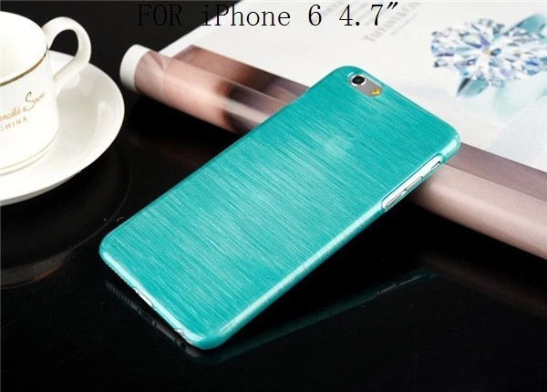 Роскошные Multicolors Ультра Тонкий ПК Матовый Трудный Случай Крышки Кожи Для iPhone 6 Plus