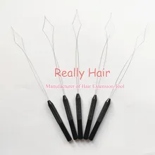 Новые Продукты Химическое наращивание волос небольшой черный Ручка нержавеющая сталь провода для nano кольца 1 шт./пакет