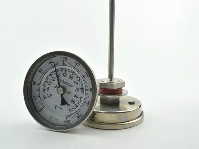 

6" Probe Beer Brew Stainless Steel Weldless Bi-metal Thermometer Kit 1/2" BSP South American
