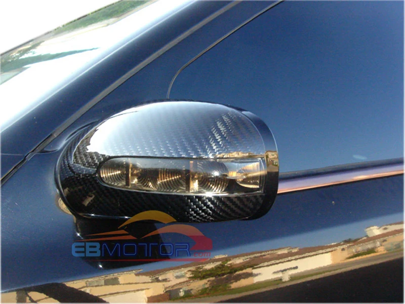 Real Carbon Fiber Mirror cover 1pair for Mercedes Benz E-Class W211 2003-2007