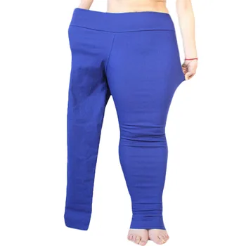 

5XL Super Large Size Women Leggings Twill Woven Jeans Leggings High Elastic Denim Leggings Calca Feminina Cintura Alta BG201