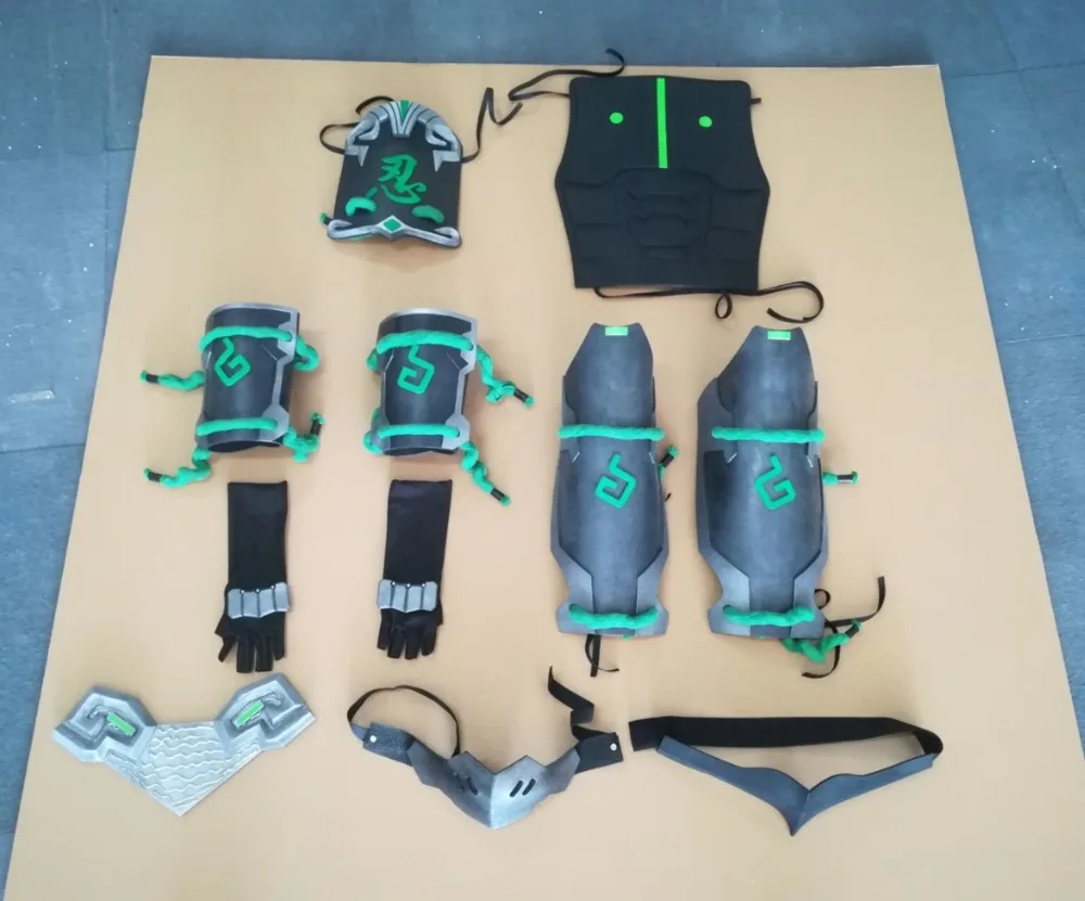Overwatch Genji Shimada Skin Sparrow Косплей Гэндзи Armor | Тематическая одежда и униформа