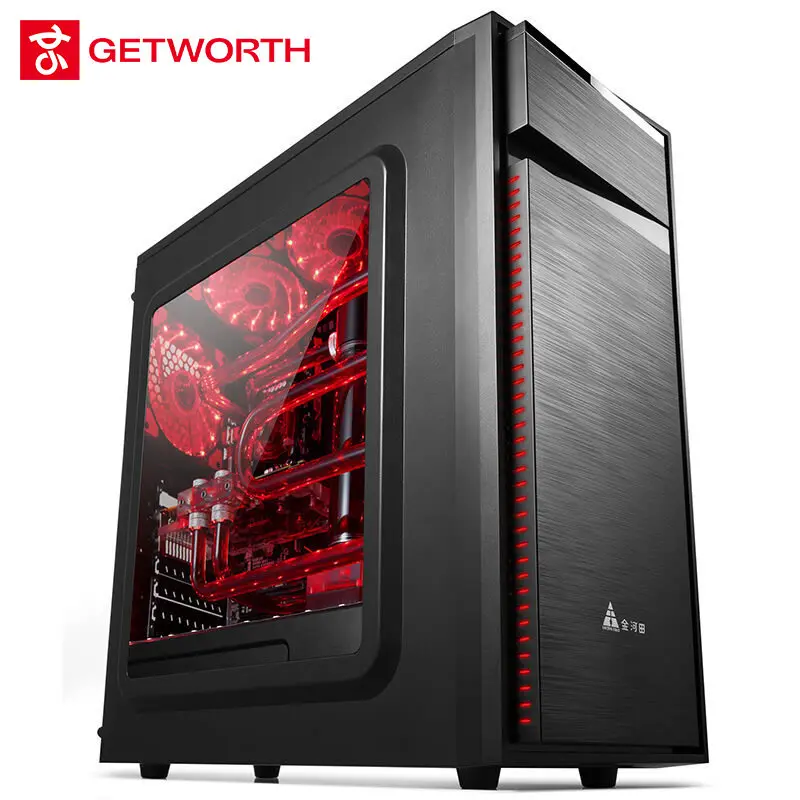 GETWORTH R20 настольный компьютер своими руками I5 7500 8G DDR4 MSI H170M игровой ПК без системы